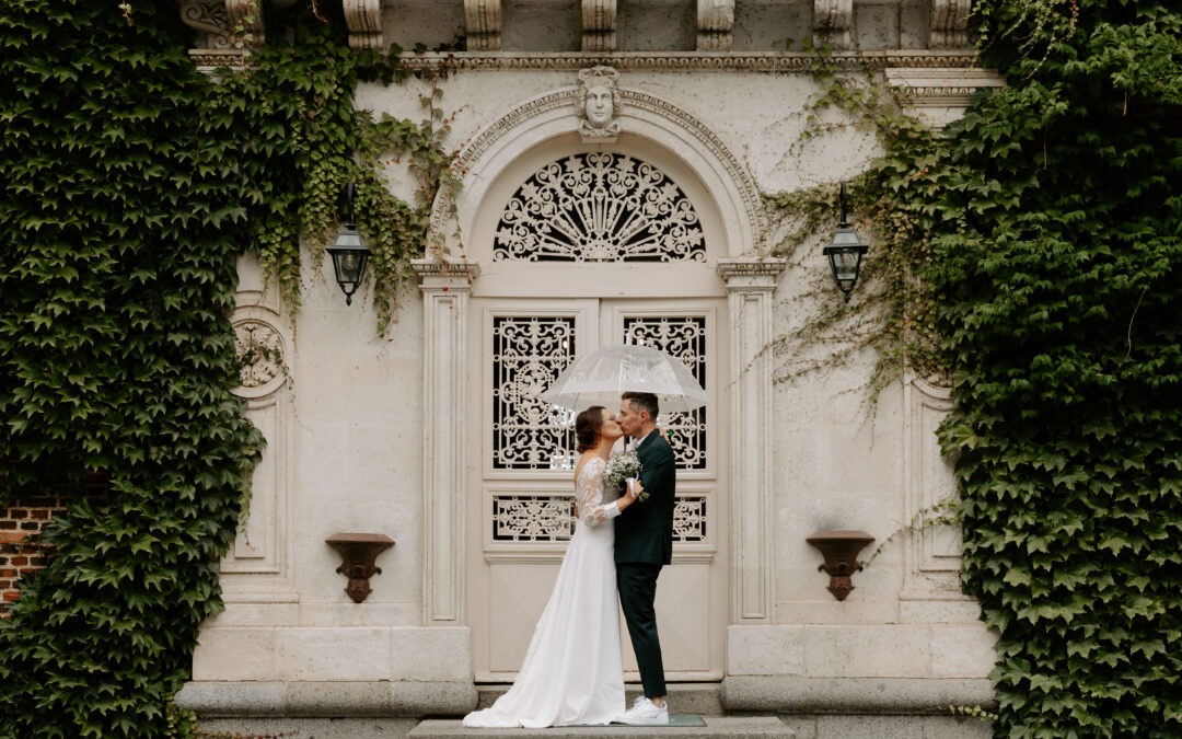 Un mariage entre pluie et soleil à Rennes au Château d’Apigné